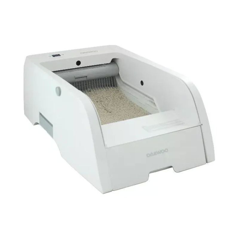 Daewoo D-HIPC102W Lettiera Autopulente per Gatti con Wi-Fi, App Tuya e Capacità 5 L