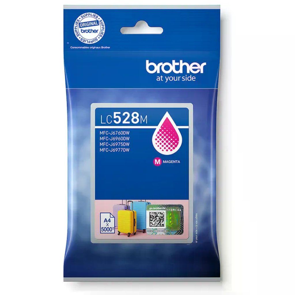 Brother LC528M Cartuccia Originale Magenta – Fino a 5.000 Pagine