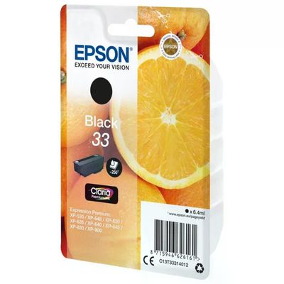 Epson T33 Nero – Cartuccia inkjet originale da 250 pagine Epson T33 Nero – Cartuccia inkjet originale da 250 pagine