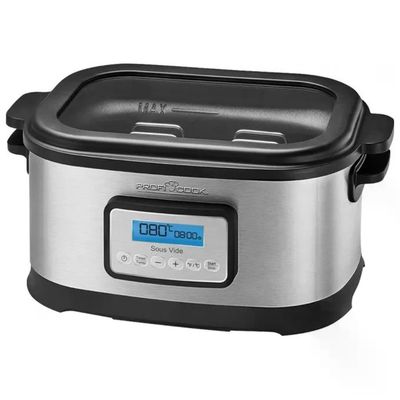ProfiCook PC-SV 1112 Apparecchio Sous Vide 8 L, 520 W, Nero e Acciaio Inox