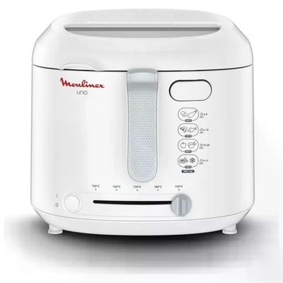 Moulinex AF203110 FryUno Friggitrice ad olio 1 Kg 1,8 L 1600 W termostato regolabile 150 Moulinex AF203110 FryUno Friggitrice ad olio 1 Kg 1,8 L 1600 W termostato regolabile 150
