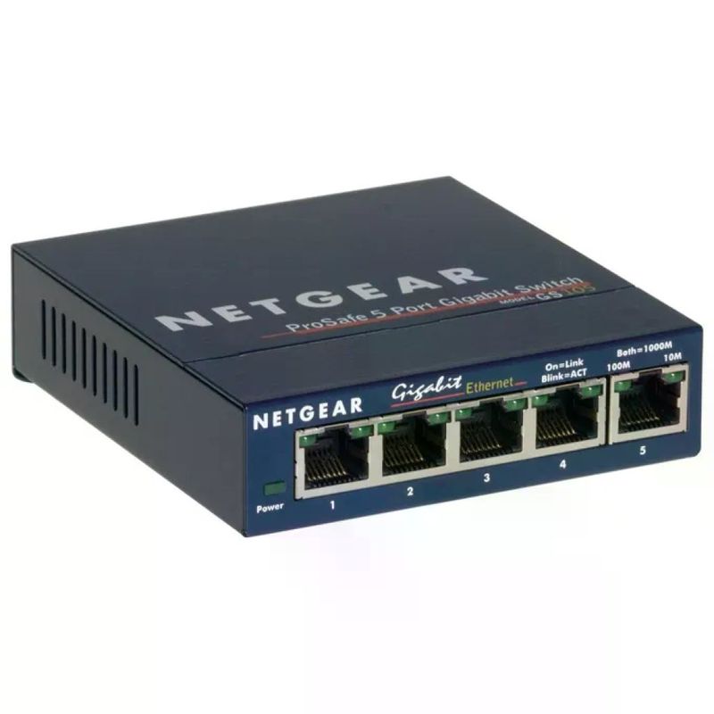 NETGEAR GS105GE ProSAFE Switch Gigabit Ethernet a 5 porte