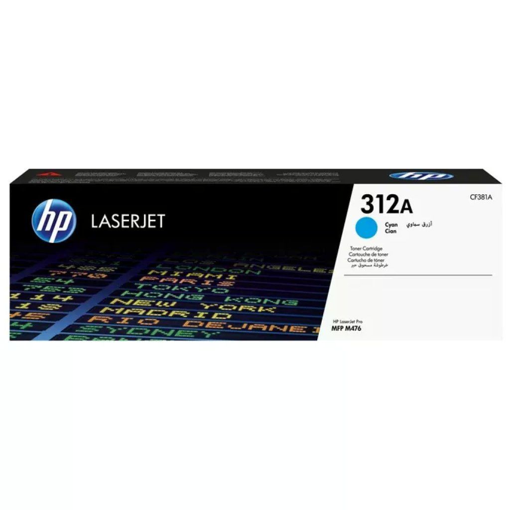 HP 312A CF381A Toner Ciano LaserJet – 2.700 pagine HP 312A CF381A Toner Ciano LaserJet – 2.700 pagine