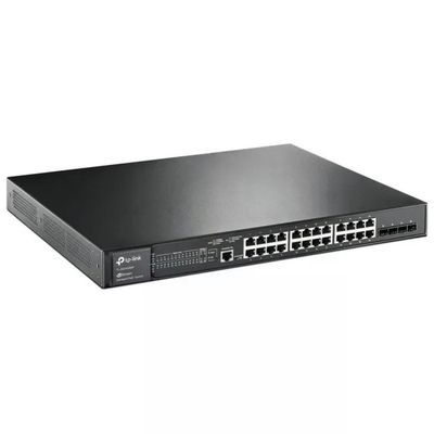 TP-Link JetStream TL-SG3428MP Switch gestito PoE+ 24 porte Gigabit, 4 slot SFP, 384 W