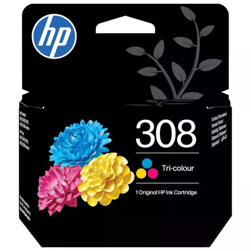 HP Cartuccia originale HP 308 tricromia – fino a 120 pagine