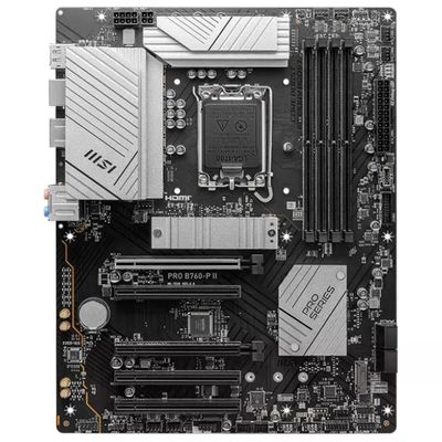 MSI PRO B760-P II – Scheda madre ATX, Intel B760, LGA 1700, DDR5 MSI PRO B760-P II – Scheda madre ATX, Intel B760, LGA 1700, DDR5