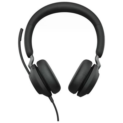 Jabra Evolve2 40 SE – Cuffie cablate USB-C/USB-A nere