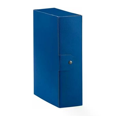 Esselte Eurobox, scatole portadocumenti blu, dorso 10 cm, confezione da 5
