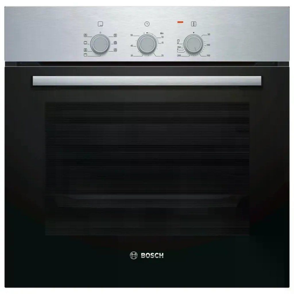 BOSCH Forno da incasso Bosch Serie 2 HBF011BR0J, 66 L, nero e acciaio inox