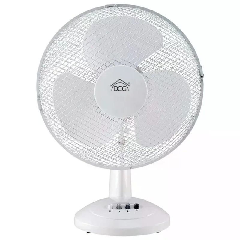 DCG VE9040 Ventilatore da Tavolo 40 cm, 45 W, Bianco