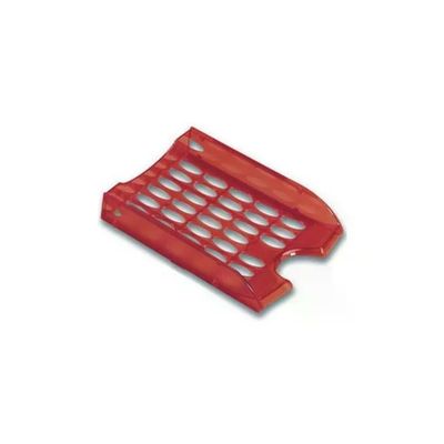 Fellowes E040TR Vaschetta Portacorrispondenza A4 Rosso Trasparente