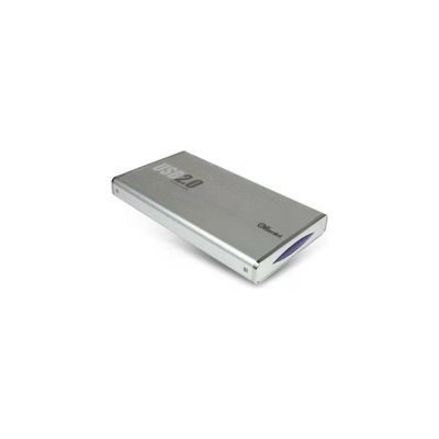 Hamlet HXD2CCUU Box Esterno per Hard Disk 2,5" IDE/SATA USB 2.0, Argento