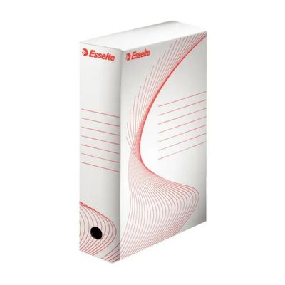 Esselte Boxy 100 scatole archivio A4 bianche, dorso 10 cm, confezione da 10 Esselte Boxy 100 scatole archivio A4 bianche, dorso 10 cm, confezione da 10