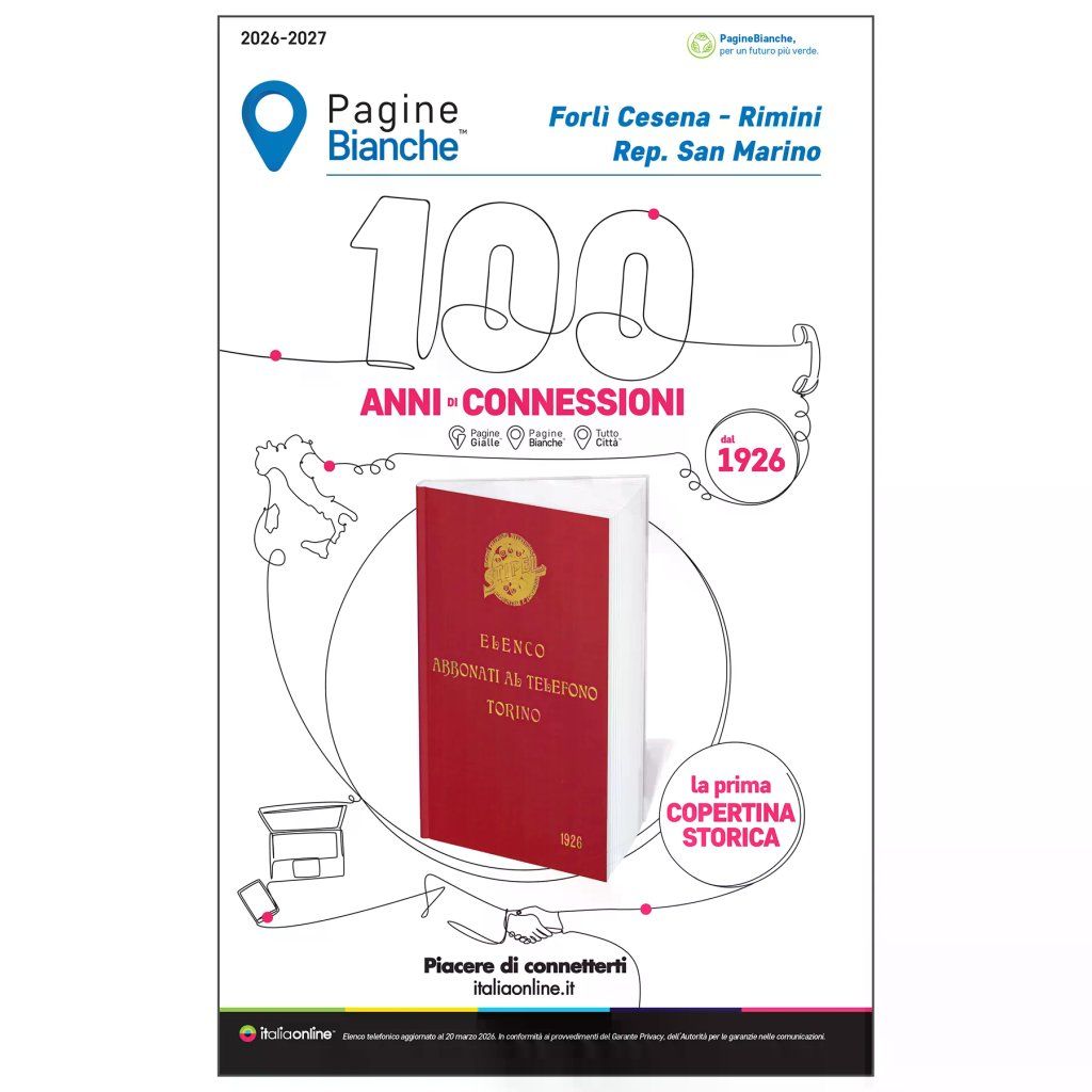 Italiaonline Elenco telefonico - Emilia-Romagna - PagineBianche, PagineGialle e TuttoCittà, Volume: FORLI' CESENA - RIMINI - REP. SAN MARINO