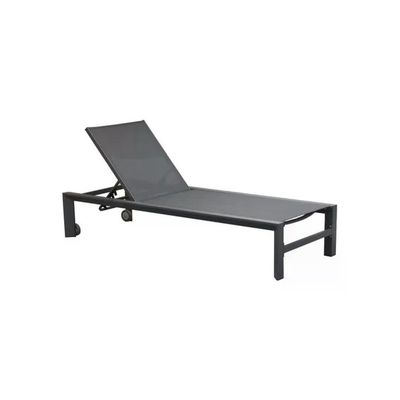 Amicasa Tropea BHR1073KD Lettino Prendisole Bianco e Antracite