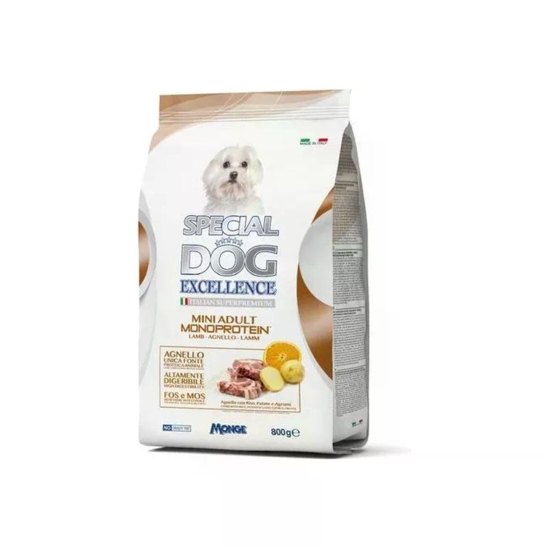 Monge Special Dog Excellence Mini Adult con Agnello 800 g