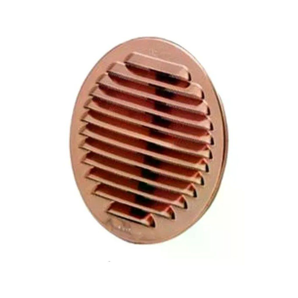 LAVENTILAZIONE La Ventilazione GATR100R Griglia Tonda in Alluminio Ramato 100 mm LAVENTILAZIONE La Ventilazione GATR100R Griglia Tonda in Alluminio Ramato 100 mm