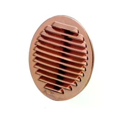 LAVENTILAZIONE La Ventilazione GATR100R Griglia Tonda in Alluminio Ramato 100 mm LAVENTILAZIONE La Ventilazione GATR100R Griglia Tonda in Alluminio Ramato 100 mm