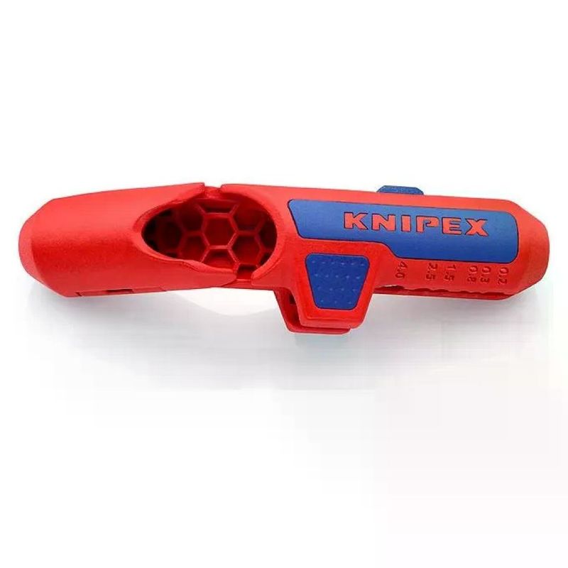KNIPEX ErgoStrip spelacavi universale per mancini, 8–13 mm