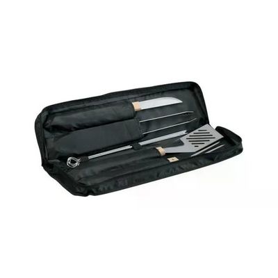 Campingaz Set di Utensili per Barbecue in Acciaio Inox con Custodia