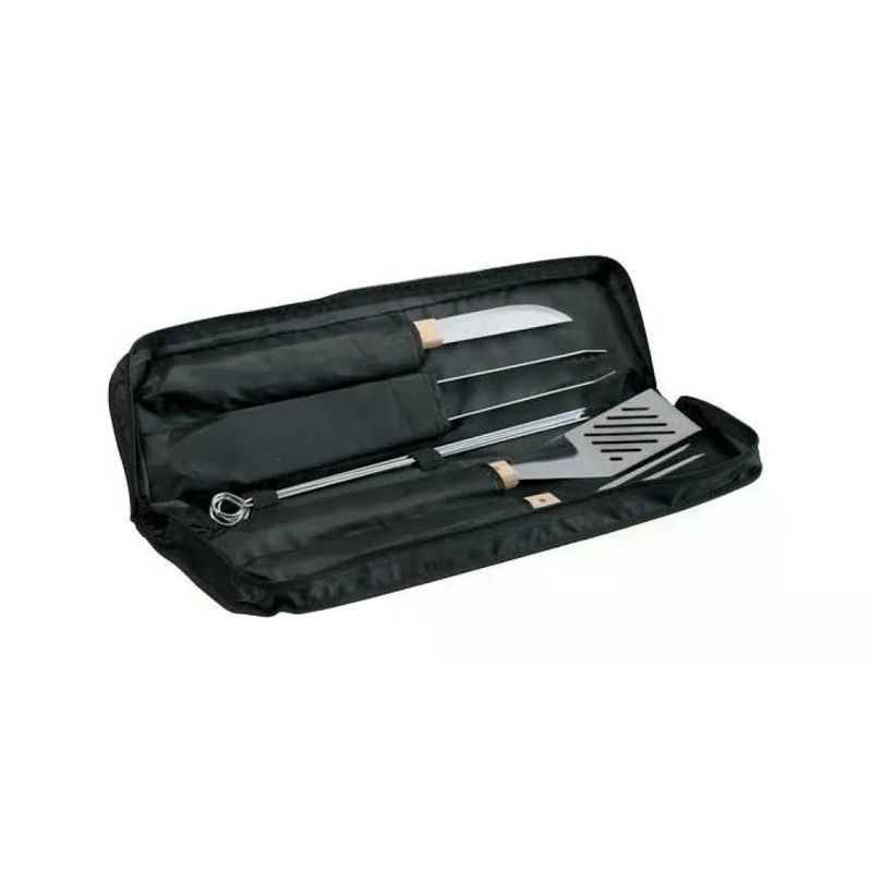 Campingaz Set di Utensili per Barbecue in Acciaio Inox con Custodia Campingaz Set di Utensili per Barbecue in Acciaio Inox con Custodia
