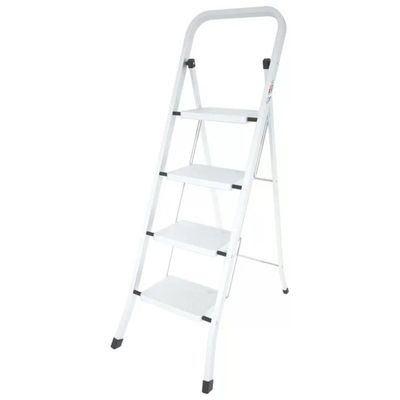 Colombo Factotum G110L04W – Sgabello scala in acciaio a 4 gradini