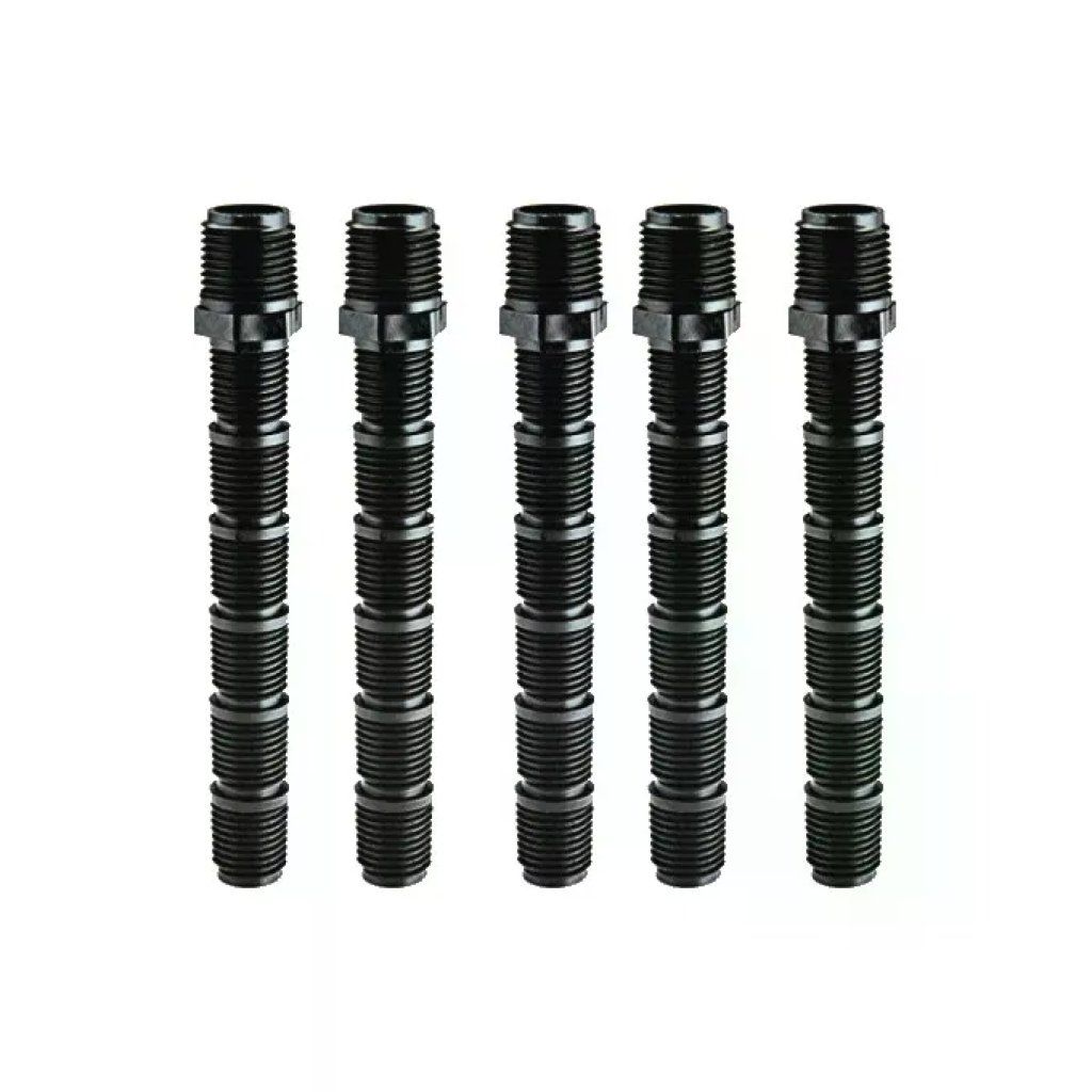 Claber Rainjet 90765 – Prolunghe filettate 3/4" per irrigatori, confezione da 5