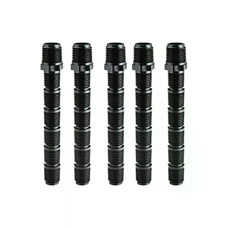 Claber Rainjet 90765 – Prolunghe filettate 3/4" per irrigatori, confezione da 5