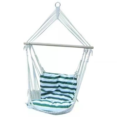VIGOR-BLINKY Blinky Amaca a Seduta Bali con Cuscino Rimovibile, Bianco e Verde