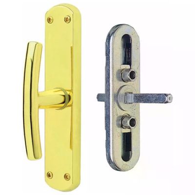Ghidini Milena Cre humanesca per Finestra in Ottone Lucido, Placca 18 x 3,8 cm, Attacco EZ Q7