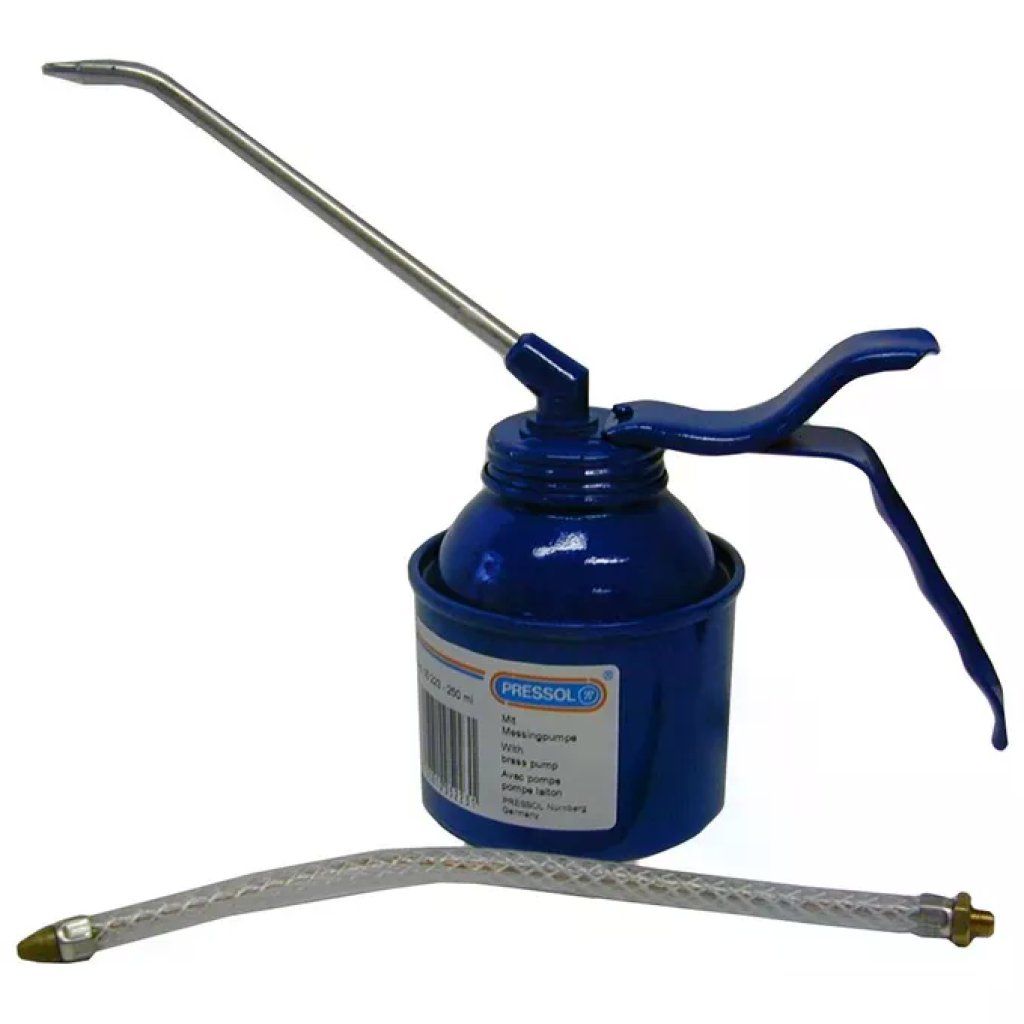 Pressol 05223 Oliatore Metallico 250 ml con Beccucci Rigido e Flessibile Pressol 05223 Oliatore Metallico 250 ml con Beccucci Rigido e Flessibile