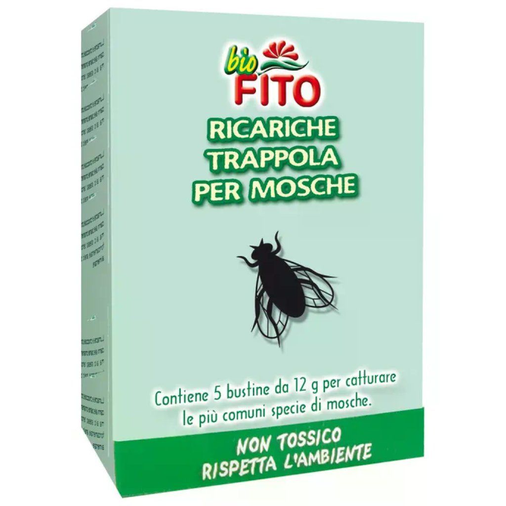 FITO 744912 Ricarica per Trappola per Mosche, 3 Esche da 20 g