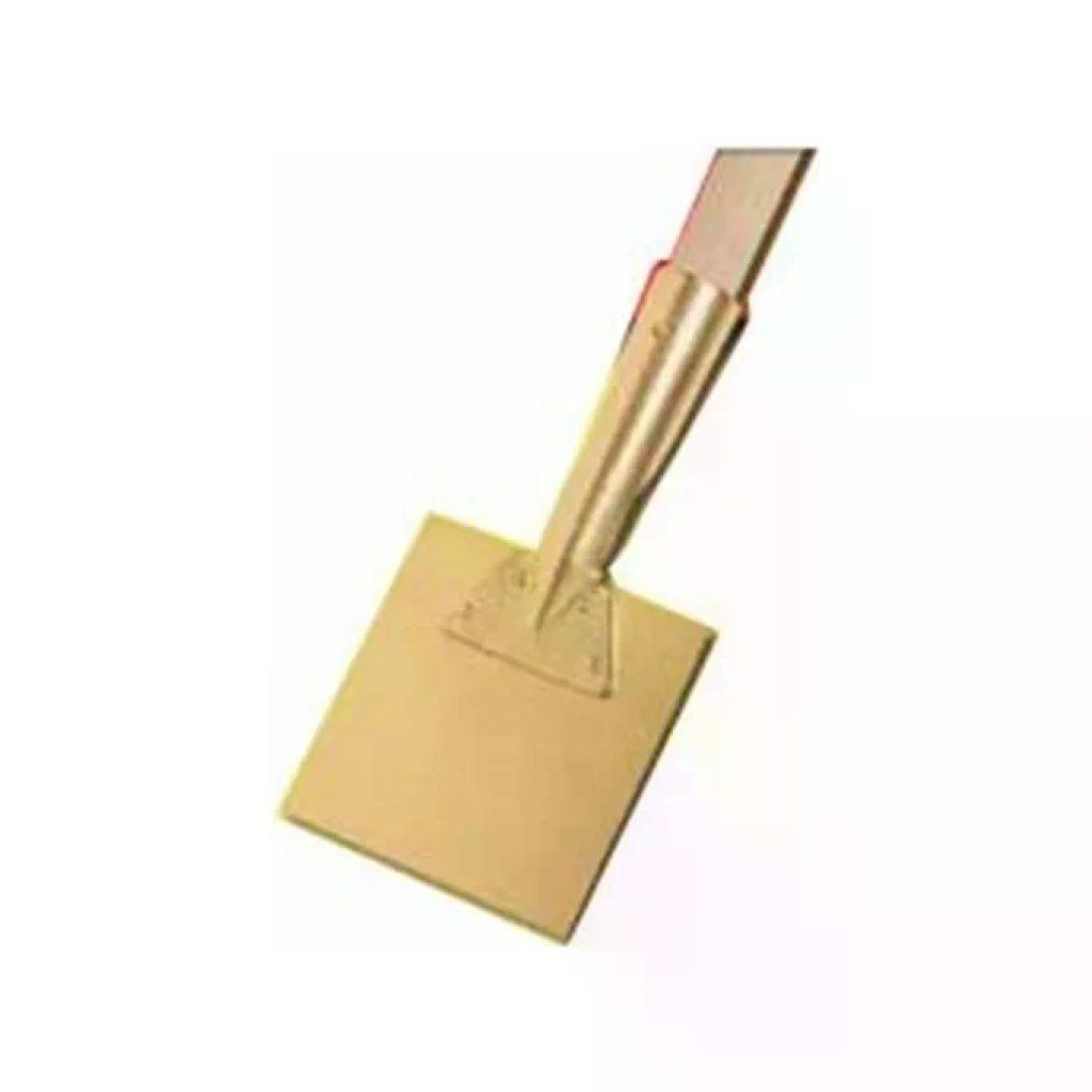 MASS Raschietto temperato 15 × 15 cm con manico in legno