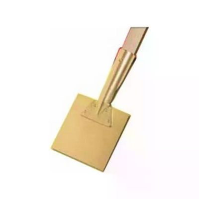MASS Raschietto temperato 15 × 15 cm con manico in legno