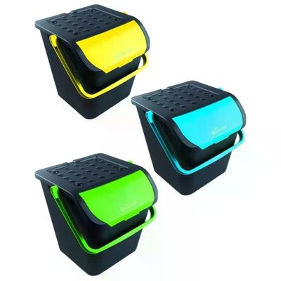 VIGOR-BLINKY Ecoplast Ecologic EC35 Contenitore Differenziata 35 L Giallo per Carta VIGOR-BLINKY Ecoplast Ecologic EC35 Contenitore Differenziata 35 L Giallo per Carta
