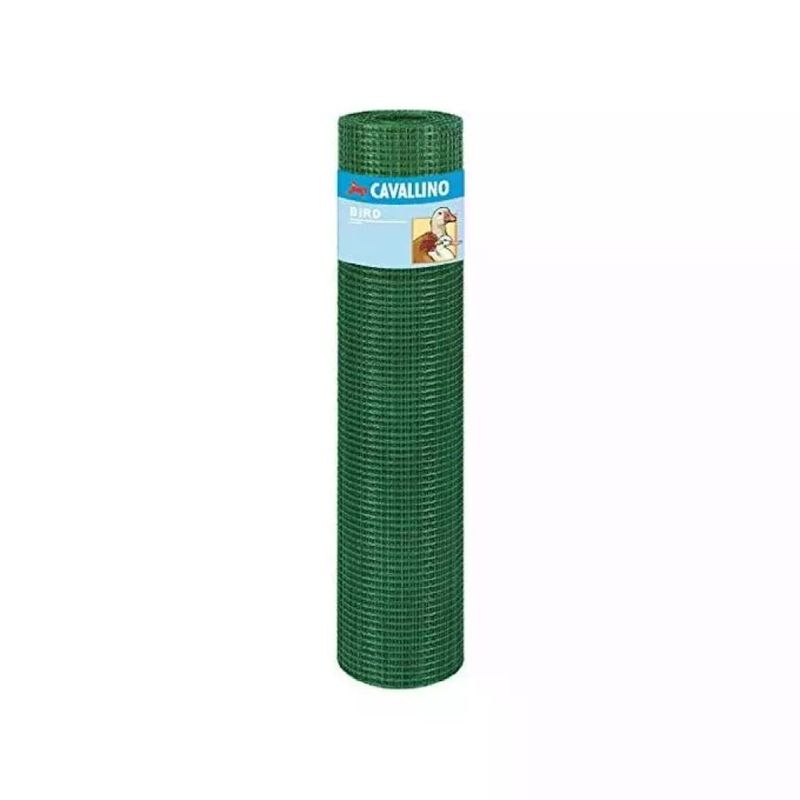 Vigor-Blinky Rete Cavallino Bird plastificata verde, 150 cm x 10 m