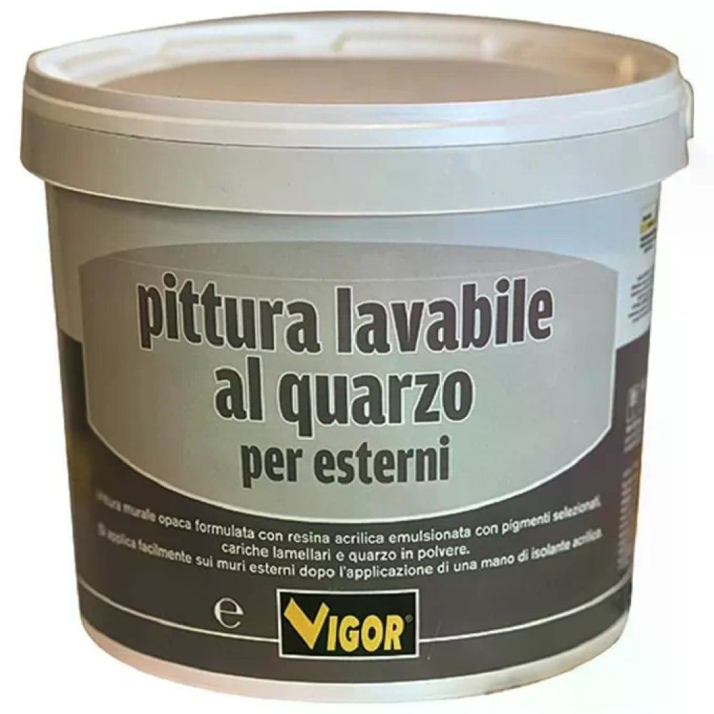 VIGOR-BLINKY Vigor Pittura Murale al Quarzo per Esterni Bianca 10 L VIGOR-BLINKY Vigor Pittura Murale al Quarzo per Esterni Bianca 10 L
