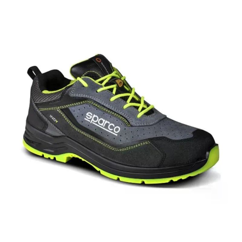 Sparco Indy Texas 07539 Scarpe Antinfortunistiche S1P ESD, Grigio/Giallo, Taglia 46 Sparco Indy Texas 07539 Scarpe Antinfortunistiche S1P ESD, Grigio/Giallo, Taglia 46