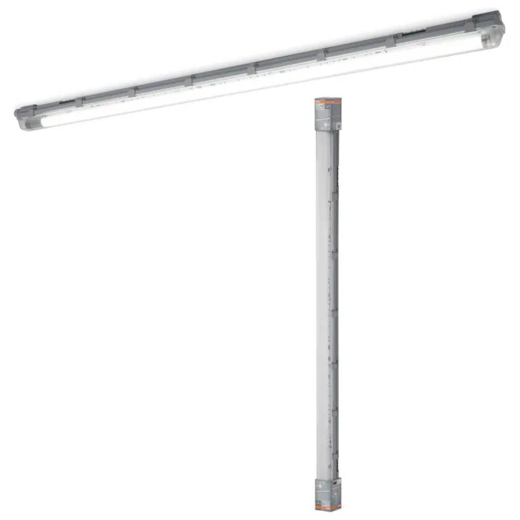 OSRAM Submarine plafoniera stagna LED 15 W, 4000 K, 1700 lm, IP65, grigia