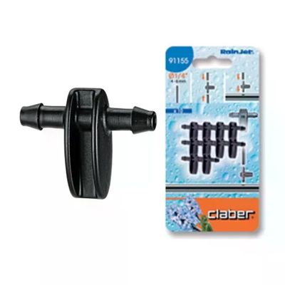 Claber Rainjet 91155 – Raccordo a due vie per tubo capillare, 10 pezzi