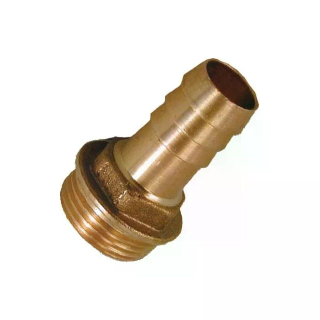 Rastelli Raccordo portagomma in ottone, filetto maschio 1 1/2", D50