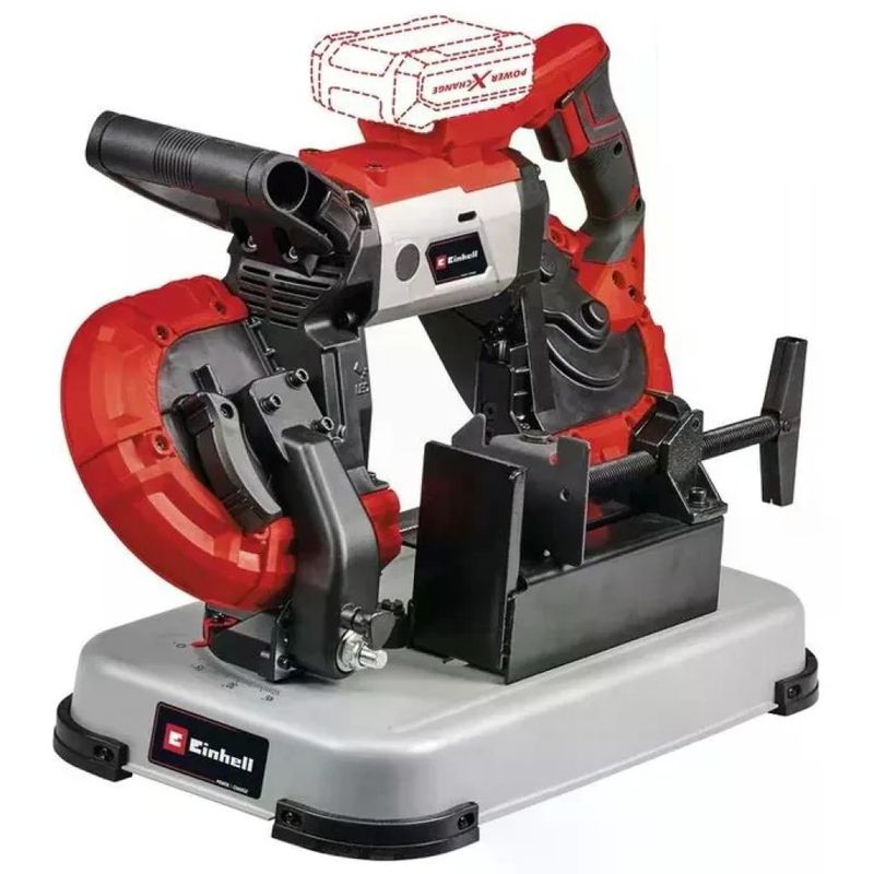 Einhell TE-MB 18/127 U Li-Solo Sega a Nastro a Batteria 18 V