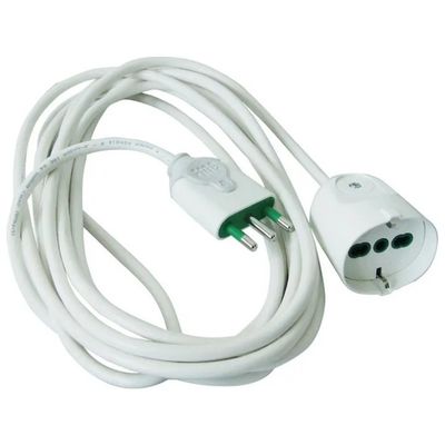 FANTON 92660 Prolunga Elettrica Bipasso 16A, 5 m