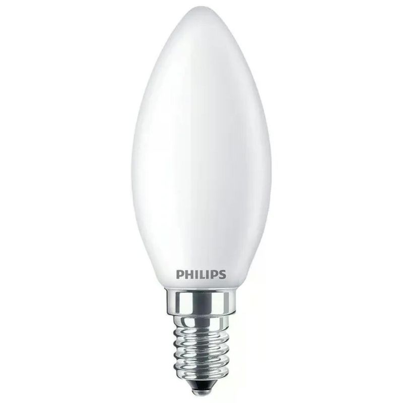 Philips Lampadina LED a Candela E14, 4,3 W, 470 lm, 2700 K
