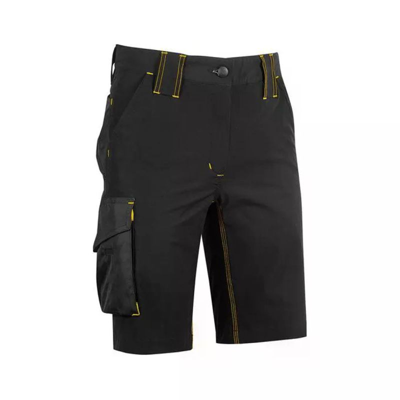 U-Power Mercury FU196BC-M Bermuda da Lavoro Slim Fit Stretch, Black Carbon, Taglia M U-Power Mercury FU196BC-M Bermuda da Lavoro Slim Fit Stretch, Black Carbon, Taglia M