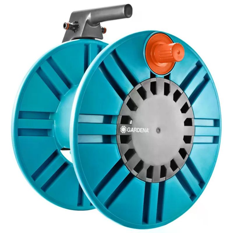 GARDENA Classic 2650-20 Avvolgitubo da Parete con Rullo di Guida, Capacità 60 m GARDENA Classic 2650-20 Avvolgitubo da Parete con Rullo di Guida, Capacità 60 m