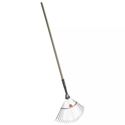 Gardena PureLine 17307-20 Rastrello Regolabile 30–50 cm con Manico in Legno