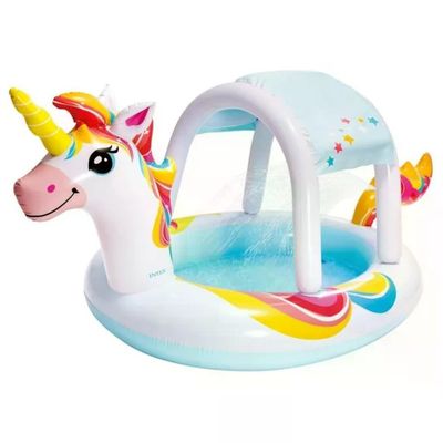 Intex 58435NP Piscina Gonfiabile Unicorno con Getto d’Acqua