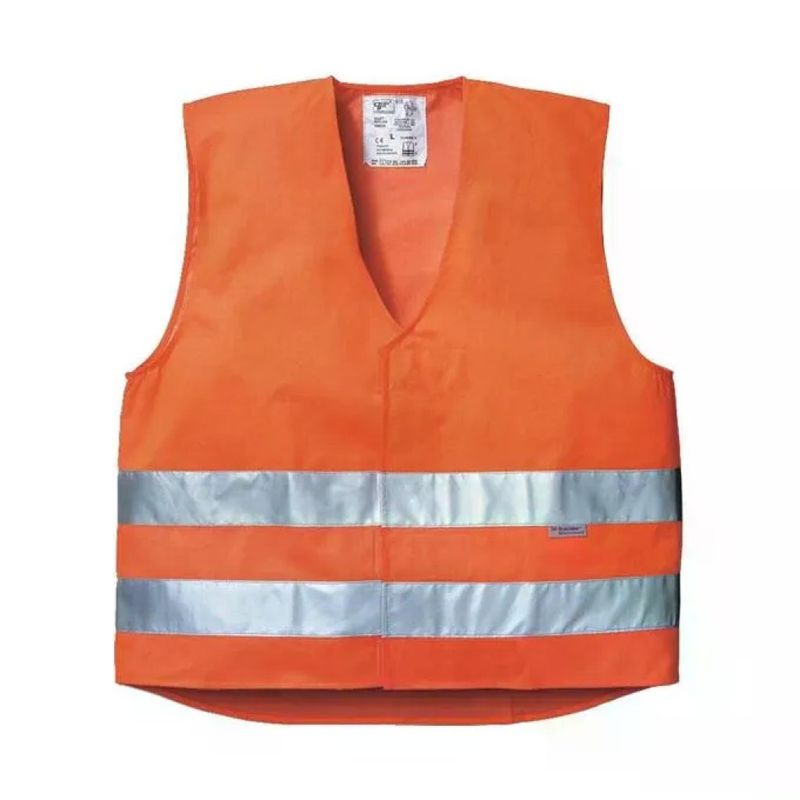NERI Gilet Alta Visibilità NERI Arancio Taglia M con Bande Riflettenti 3M NERI Gilet Alta Visibilità NERI Arancio Taglia M con Bande Riflettenti 3M