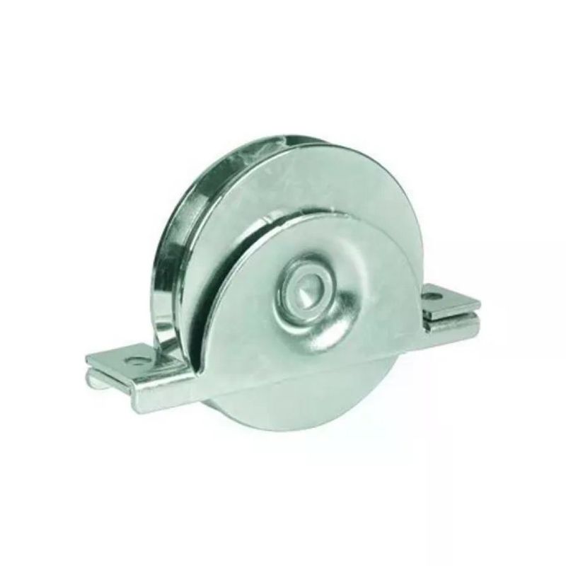 VIGOR-BLINKY Ruota per Cancello Scorrevole con Gola a V 120 mm – Acciaio Zincato
